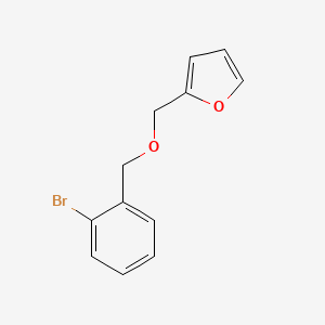 molecular formula C12H11BrO2 B7867246 2-Bromobenzyl furfuryl ether 