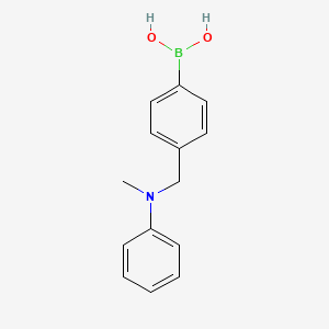 (4-((Methyl(phenyl)amino)methyl)phenyl)boronic acid
