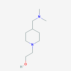 molecular formula C10H22N2O B7867380 2-(4-Dimethylaminomethyl-piperidin-1-yl)-ethanol 