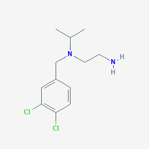 molecular formula C12H18Cl2N2 B7867388 N*1*-(3,4-Dichloro-benzyl)-N*1*-isopropyl-ethane-1,2-diamine 