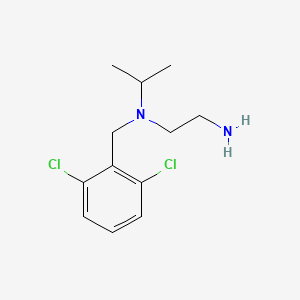 molecular formula C12H18Cl2N2 B7867390 N1-(2,6-Dichlorobenzyl)-N1-isopropylethane-1,2-diamine 