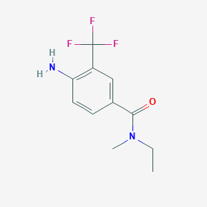 4-amino-N-ethyl-N-methyl-3-(trifluoromethyl)benzamide