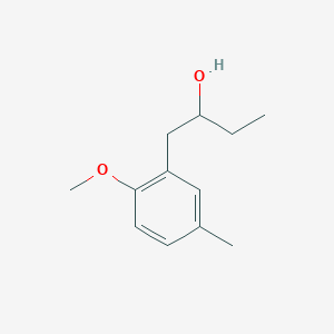molecular formula C12H18O2 B7867541 1-(2-Methoxy-5-methylphenyl)-2-butanol 