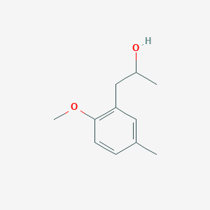 molecular formula C11H16O2 B7867547 1-(2-Methoxy-5-methylphenyl)propan-2-ol 