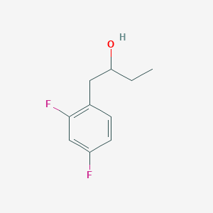 molecular formula C10H12F2O B7867614 1-(2,4-Difluorophenyl)-2-butanol 