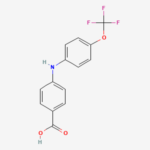 4-[[4-(trifluoromethoxy)phenyl]amino]benzoic Acid