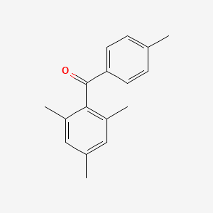 molecular formula C17H18O B7867791 (4-Methylphenyl)(2,4,6-trimethylphenyl)methanone CAS No. 1146-84-5