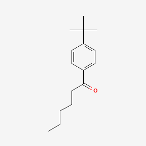 molecular formula C16H24O B7867831 1-(4-Tert-butylphenyl)hexan-1-one CAS No. 42144-19-4