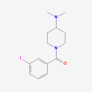 molecular formula C14H19IN2O B7867921 1-(3-Iodobenzoyl)-N,N-dimethylpiperidin-4-amine 