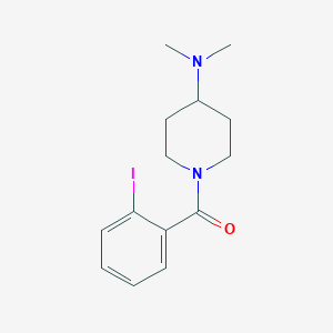 molecular formula C14H19IN2O B7867926 (4-(Dimethylamino)piperidin-1-yl)(2-iodophenyl)methanone 