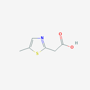 molecular formula C6H7NO2S B7867956 2-(5-Methylthiazol-2-yl)acetic acid 