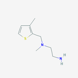molecular formula C9H16N2S B7867994 N*1*-Methyl-N*1*-(3-methyl-thiophen-2-ylmethyl)-ethane-1,2-diamine 