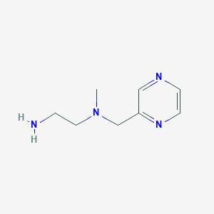 molecular formula C8H14N4 B7868009 N*1*-Methyl-N*1*-pyrazin-2-ylmethyl-ethane-1,2-diamine 