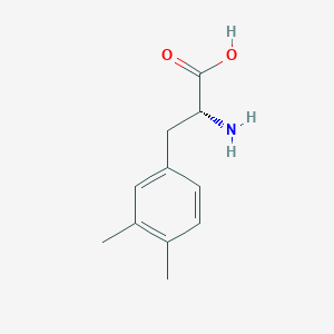 molecular formula C11H15NO2 B7868087 (2R)-2-amino-3-(3,4-dimethylphenyl)propanoic acid 