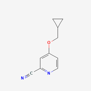 4-(Cyclopropylmethoxy)picolinonitrile