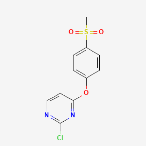 4-(4-(Methylsulfonyl)phenoxy)-2-chloropyrimidine