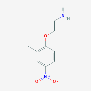 molecular formula C9H12N2O3 B7868233 2-(2-Methyl-4-nitro-phenoxy)-ethylamine 