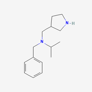 molecular formula C15H24N2 B7868263 Benzyl-isopropyl-pyrrolidin-3-ylmethyl-amine 