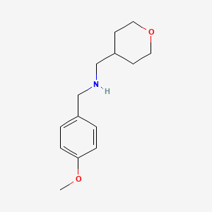N-(4-Methoxybenzyl)-1-(tetrahydro-2H-pyran-4-yl)methanamine