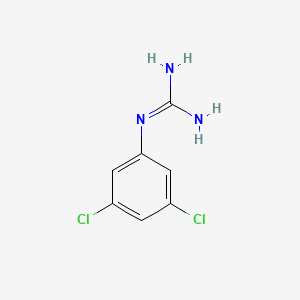 molecular formula C7H7Cl2N3 B7868371 N-(3,5-dichlorophenyl)guanidine 