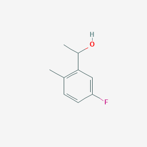 molecular formula C9H11FO B7868395 1-(3-Fluoro-6-methylphenyl)ethanol 