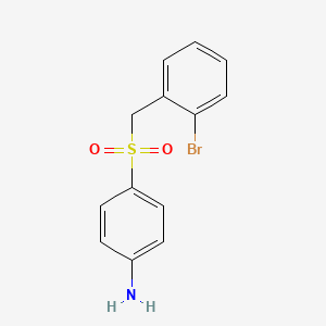 4-[(2-Bromophenyl)methanesulfonyl]aniline