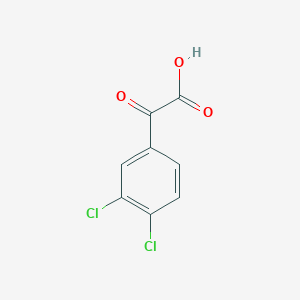 molecular formula C8H4Cl2O3 B7868635 2-(3,4-二氯苯基)-2-氧代乙酸 