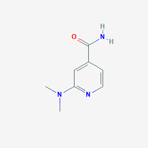 molecular formula C8H11N3O B7868664 2-(Dimethylamino)pyridine-4-carboxamide 