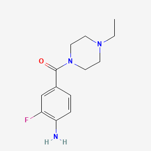 (4-Amino-3-fluorophenyl)(4-ethylpiperazin-1-yl)methanone