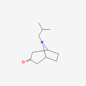 (1R,5S)-8-isobutyl-8-azabicyclo[3.2.1]octan-3-one