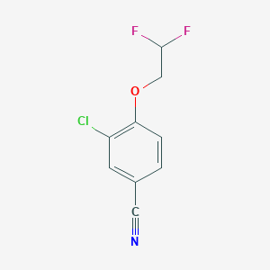 3-Chloro-4-(2,2-difluoroethoxy)benzonitrile