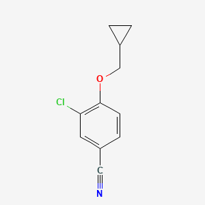 3-Chloro-4-(cyclopropylmethoxy)benzonitrile