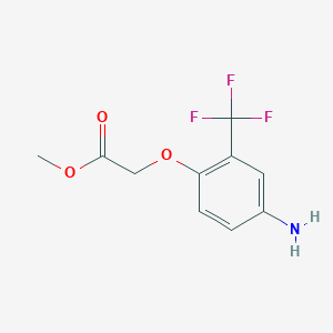 Methyl 2-[4-amino-2-(trifluoromethyl)phenoxy]acetate