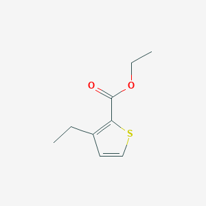molecular formula C9H12O2S B7868899 Ethyl 3-ethylthiophene-2-carboxylate 