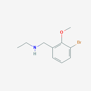 [(3-Bromo-2-methoxyphenyl)methyl](ethyl)amine
