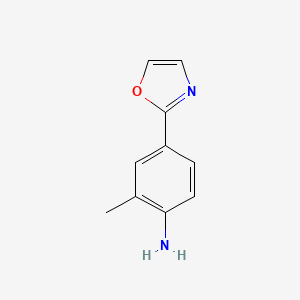 2-Methyl-4-(1,3-oxazol-2-yl)aniline