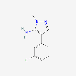 4-(3-Chlorophenyl)-1-methyl-1H-pyrazol-5-amine