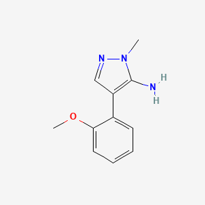 4-(2-Methoxyphenyl)-1-methyl-1H-pyrazol-5-amine