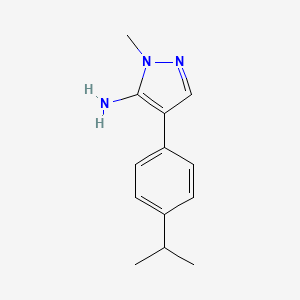 1-Methyl-4-[4-(propan-2-yl)phenyl]-1H-pyrazol-5-amine