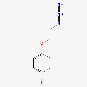 molecular formula C8H8IN3O B7868990 1-(2-Azidoethoxy)-4-iodobenzene 