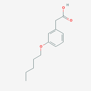 molecular formula C13H18O3 B7869000 2-(3-(Pentyloxy)phenyl)acetic acid 