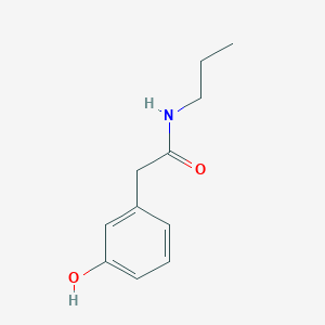 2-(3-hydroxyphenyl)-N-propylacetamide