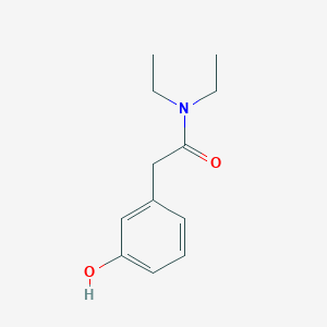 molecular formula C12H17NO2 B7869017 N,N-diethyl-2-(3-hydroxyphenyl)acetamide 