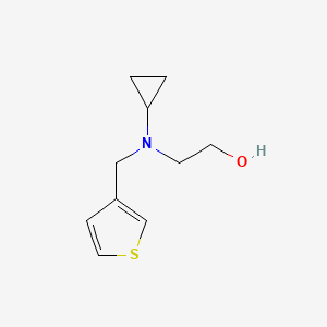 molecular formula C10H15NOS B7869133 2-(Cyclopropyl-thiophen-3-ylmethyl-amino)-ethanol 