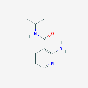 molecular formula C9H13N3O B7869183 2-amino-N-isopropylnicotinamide 