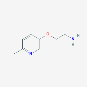 molecular formula C8H12N2O B7869200 2-[(6-Methylpyridin-3-yl)oxy]ethan-1-amine 