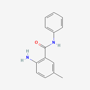 molecular formula C14H14N2O B7869206 2-氨基-5-甲基-N-苯甲酰苯胺 