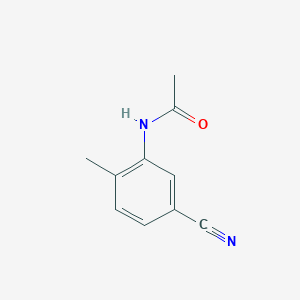 molecular formula C10H10N2O B7869209 N-(5-cyano-2-methylphenyl)acetamide 