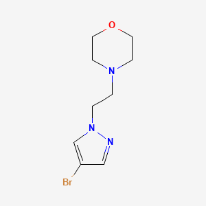 molecular formula C9H14BrN3O B7869308 4-(2-(4-bromo-1H-pyrazol-1-yl)ethyl)morpholine 