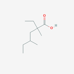 molecular formula C10H20O2 B7869334 2-Ethyl-2,4-dimethylhexanoic acid 